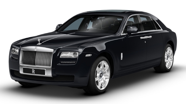 Zwarte Rolls Royce Ghost huren